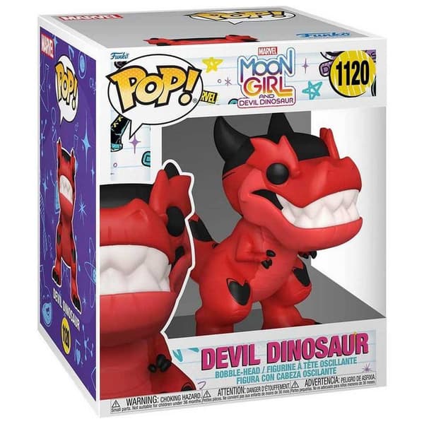 Funko Og Devil Dinosaur Pop Pop Marvel Moon Girl Rød