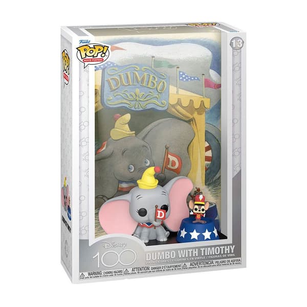 Funko Kuva Dumbo Disney´s 100th Anniversary Pop! Movie Poster & 9 Cm Kultainen