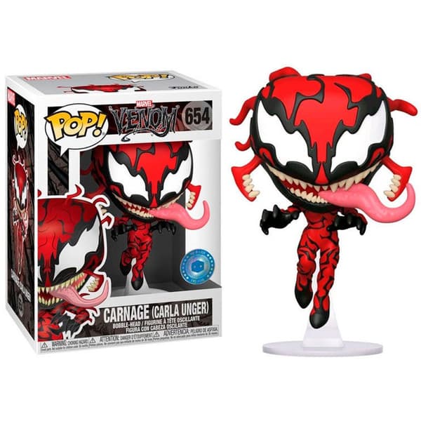 Funko Pop Marvel Comics Carla Unger Carnage Exclusive Flerfarvet