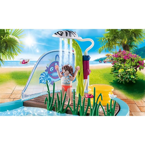 Playmobil Sjov Pool Med Vandsprøjte Flerfarvet 4-7 Years