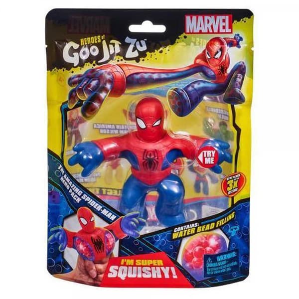 Bandai Action Figur Amazing Spiderman Goo Jit Zu Dc Heroes Röd