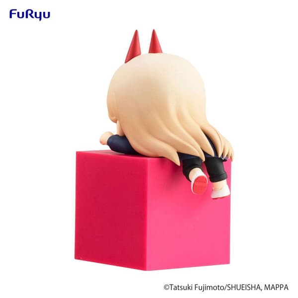 Furyu Patsas Pvc Hikkake Power 10 Cm Chainsaw Man Monivärinen