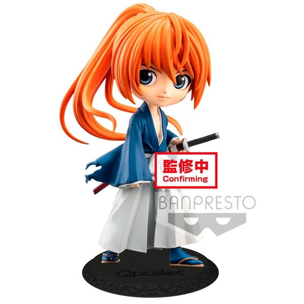 Banpresto Figur Q Posket Rurouni Kenshin Battousai Himura Flerfärgad