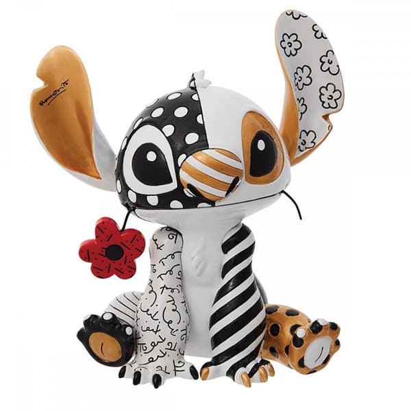 Enesco Dekorativ Figur I Munden Stitch Flor Flerfarvet