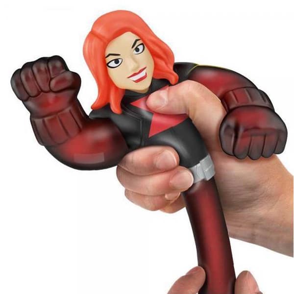 Bandai Action Figur Black Widow Goo Jit Zu Dc Heroes Rød