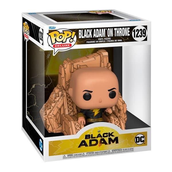 Funko Pop Dc Comics Black Adam - Black Adam On Throne Flerfärgad