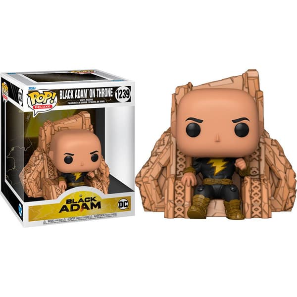 Funko Pop Dc Comics Black Adam - Black Adam On Throne Flerfärgad