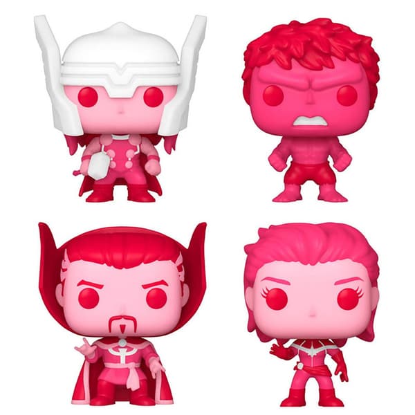 Funko Marvel Valentine´s Box Pop Classic Röd