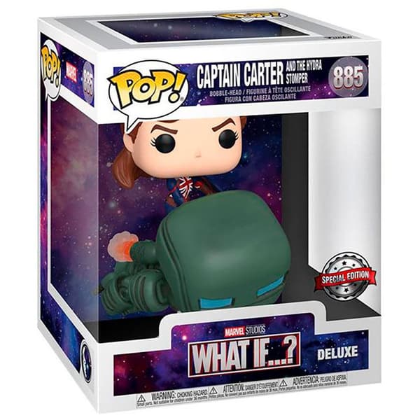 Funko Pop Marvel What If Captain Carter Exclusive Sininen