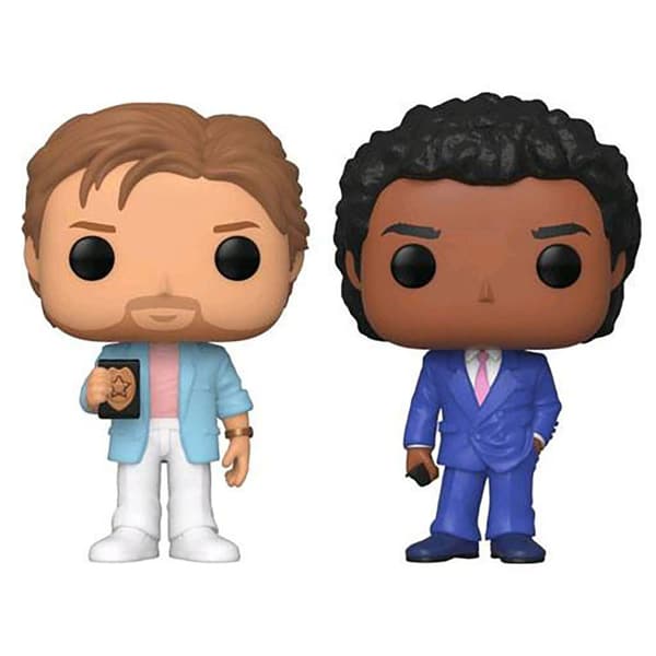 Funko Pop! Vinylfigurer Miami Vice 2pack Crockett & Tubbs 9 Centimeter Blå