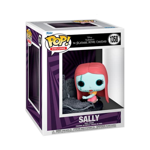 Funko Mardrömmen Före Julafton 30th Disney Disney Vinylfigur Sally W/gravestone 9 Centimeter Flerfärgad