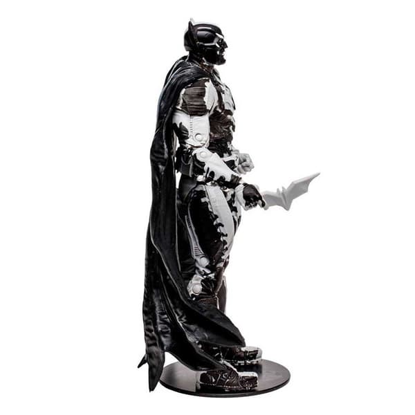 Mcfarlane Kultainen Etikettikuva Black Adam Batman Line Art Variant 18 Cm Musta
