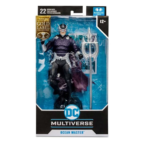 Mcfarlane Dc Tegneserier Guld Label Figur Multiverse Ocean Master 18 Cm Sort