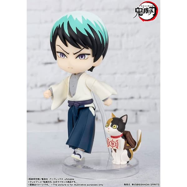 Tamashi Nations Figur Mini Kimetsu No Yaiba Demon Slayer Yushiro 9 Cm Blå