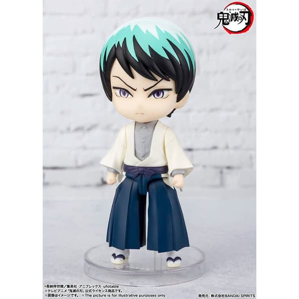 Tamashi Nations Figur Mini Kimetsu No Yaiba Demon Slayer Yushiro 9 Cm Blå