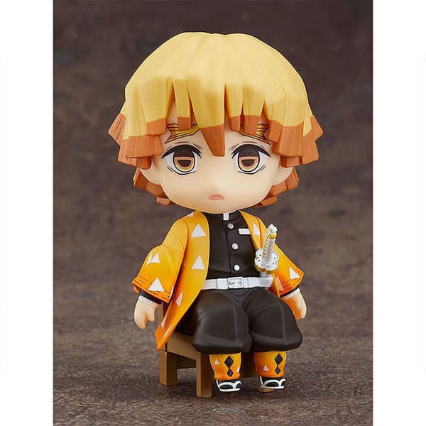 Good Smile Nendoroid Swacchao Zenitsu Agatsuma Demon Slayer Kimetsu No Yaiba Figure 9 Cm Oranssi