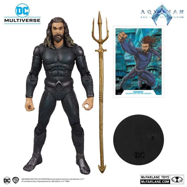 Mcfarlane Stealth Suit Aquaman 18 Centimeter Figur Svart