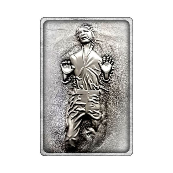 Star Wars Han Solo Ingot I Begrænset Udgave In Carbonite Søvfarvet