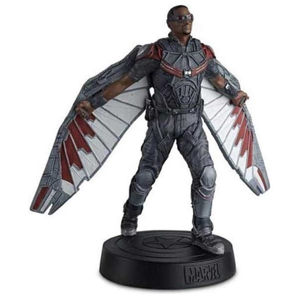 Eaglemoss Hero Collector Marvel Figur Falcon 13 Cm Sort
