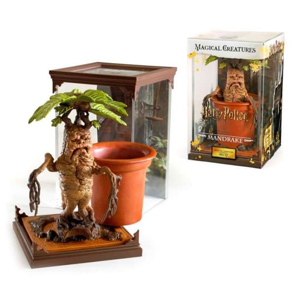 Noble Collection Magiske Skabninger Mandrake Figur 13 Cm Brun