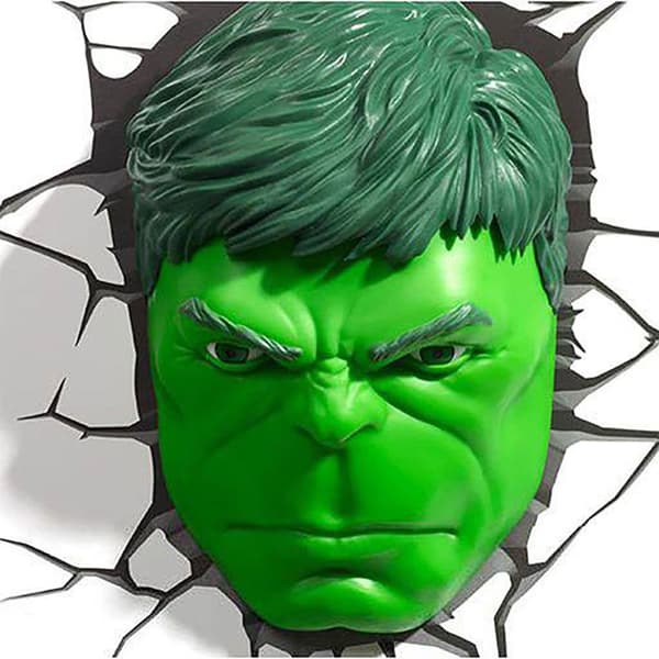 3dlight Led Led Lampe 3d Marvel Grön