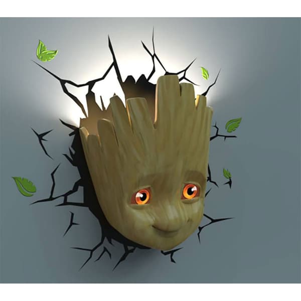 3dlight Bagroot Ansigt Led 3d Marvel
