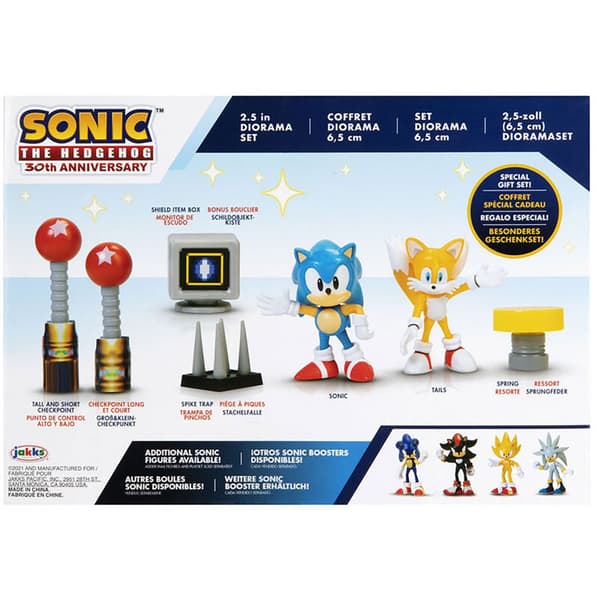 Jakks Pacific Sonic Figur Diorama Transparent