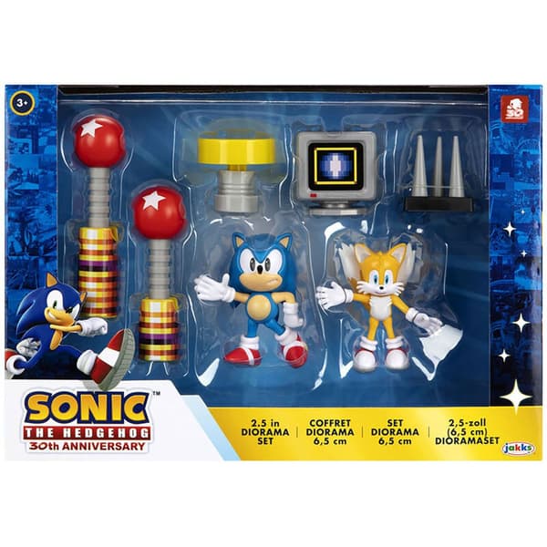 Jakks Pacific Sonic Figur Diorama Transparent