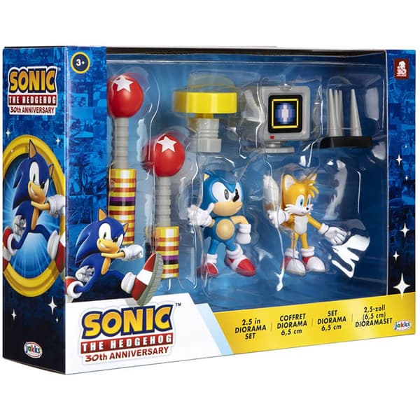 Jakks Pacific Sonic Figur Diorama Transparent