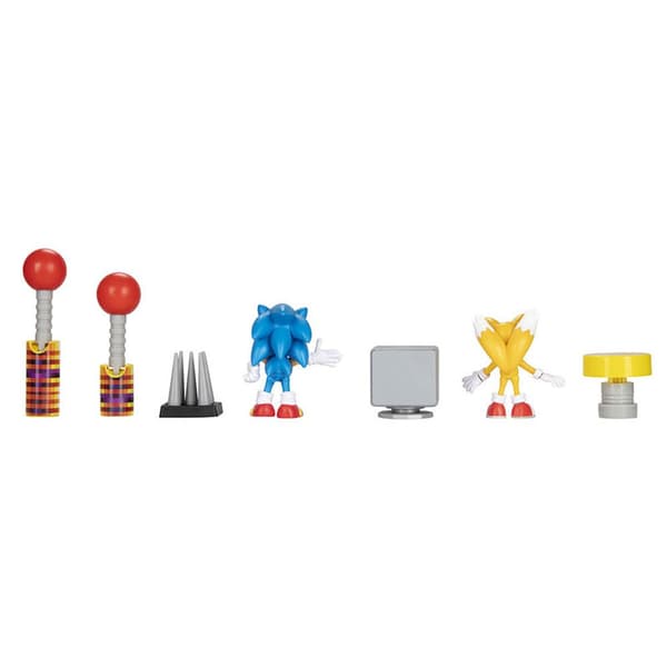 Jakks Pacific Sonic Figur Diorama Transparent
