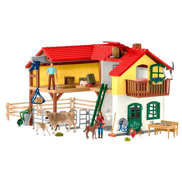 Schleich Stort Bondehus Farm World Flerfarvet From 3 Years
