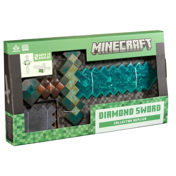Noble Collection Diamant Sværd Figur Minecraft