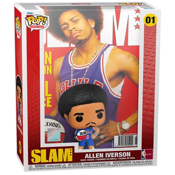 Funko Pop Magazine Covers Nba Slam Allen Iverson Flerfärgad