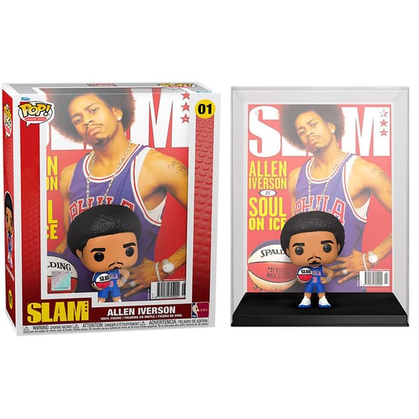 Funko Pop Magazine Covers Nba Slam Allen Iverson Flerfärgad