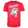 Miniatyrbillede 5 af 5: Funko Og Kortærmet T-shirt Dc Comics Superman Exclusive Flocked Pop Flerfarvet XL