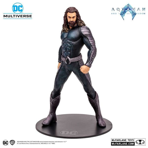 Mcfarlane Stealth Suit Aquaman 30 Centimeter Figur Svart