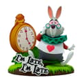 Miniatyrbillede 1 af 4: Abysse White Rabbit Alice In The Worderland Figur Gylden