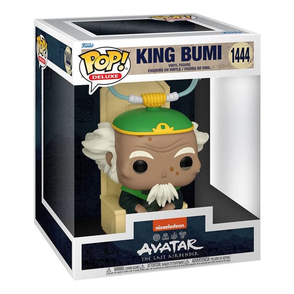 Funko Figur Avatar Der Herr Der Element Pop! Deluxe Vinyl King Bumi 9 Cm
