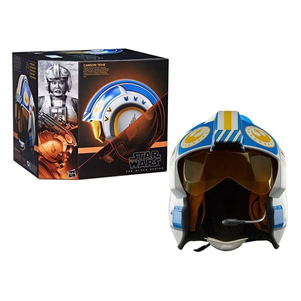 Hasbro Hahmo Star Wars: The Mandalorian Black Series Elektronischer Helm Carson Teva