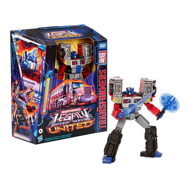 Hasbro Hahmo Transformers Generations Legacy United Leader Class Action G2 Universe Laser Optimus Prime 19 Cm