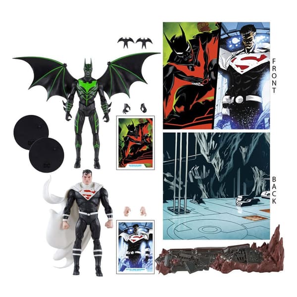 Mcfarlane Toys Dc Collector Action 2 Yksiköitä Lepakkomies Yli Vs Oikeudenmukaisuus Herra Supermies 18 Cm Hahmo