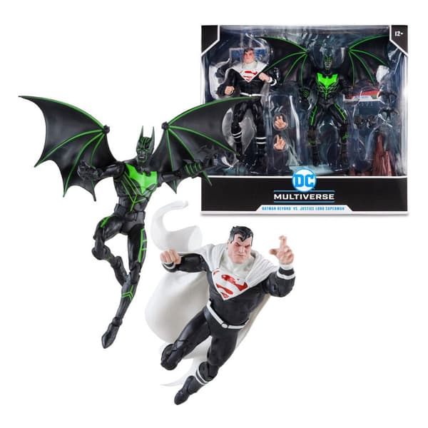 Mcfarlane Toys Dc Collector Action 2 Yksiköitä Lepakkomies Yli Vs Oikeudenmukaisuus Herra Supermies 18 Cm Hahmo
