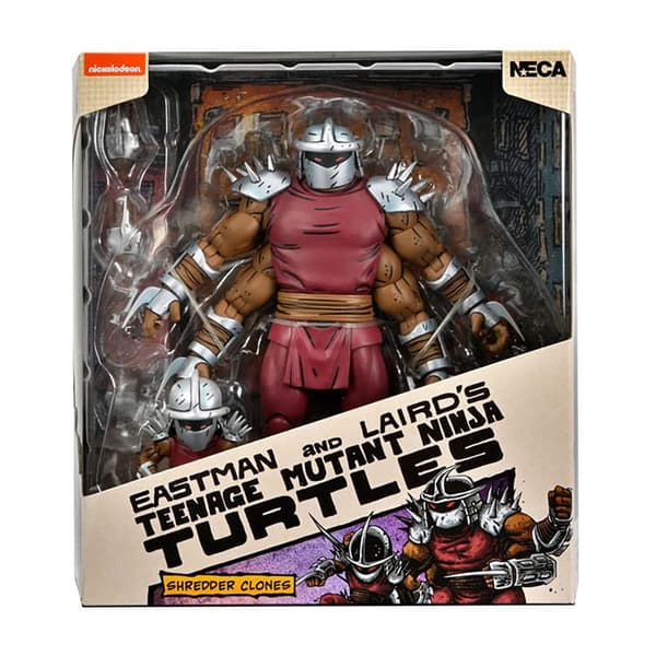 Neca Figur Teenage Mutant Ninja Turtles Mirage Comics Action Shredder Clone & Mini Shredder Deluxe 18 Cm