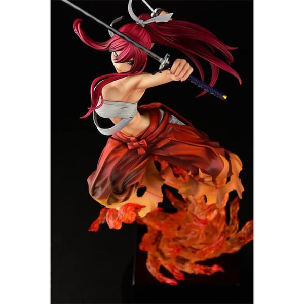 Orca Toys Staty Fairy Tail 1/6 Erza Scarlet Samurai Ver Kurenai 43 Cm