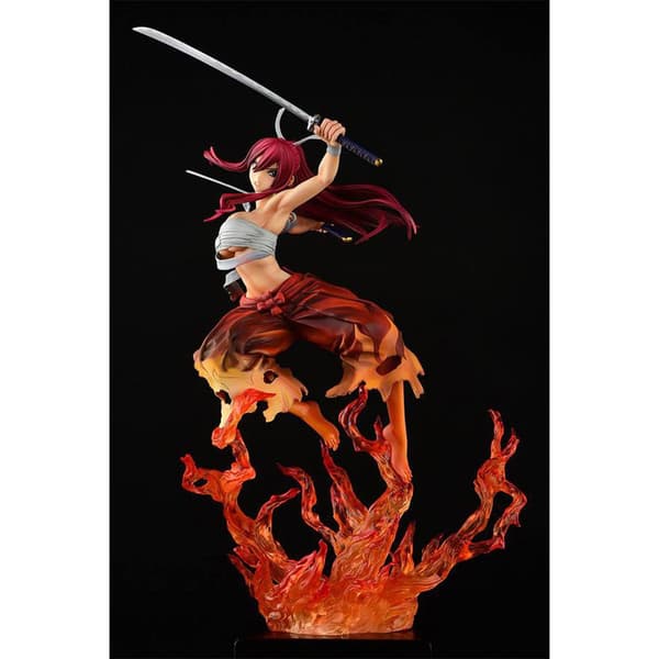 Orca Toys Staty Fairy Tail 1/6 Erza Scarlet Samurai Ver Kurenai 43 Cm