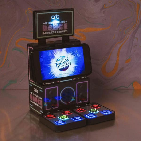 Thumbs Up Figur Orb Retro Finger Dance Mini Arcade Machine