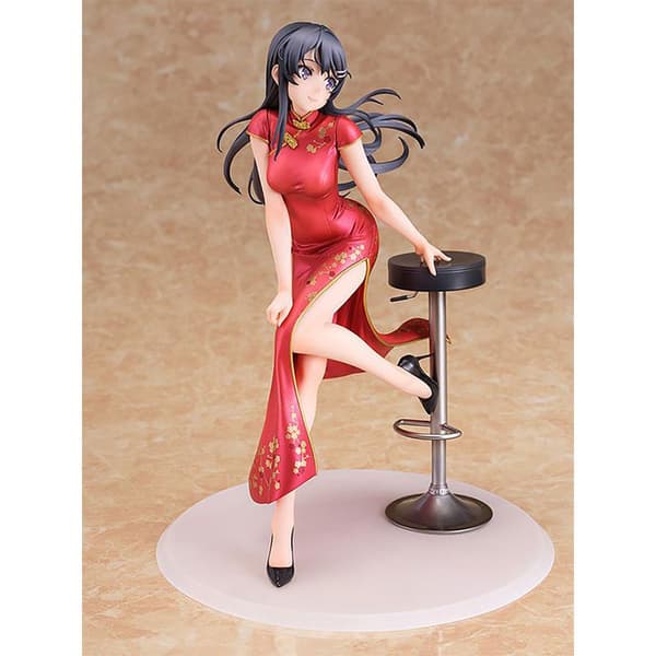 Wing Statue Rascal Does Not Dream Of Bunny Girl Senpai 1/7 Mai Sakurajima Chinese Dress Ver 22 Cm