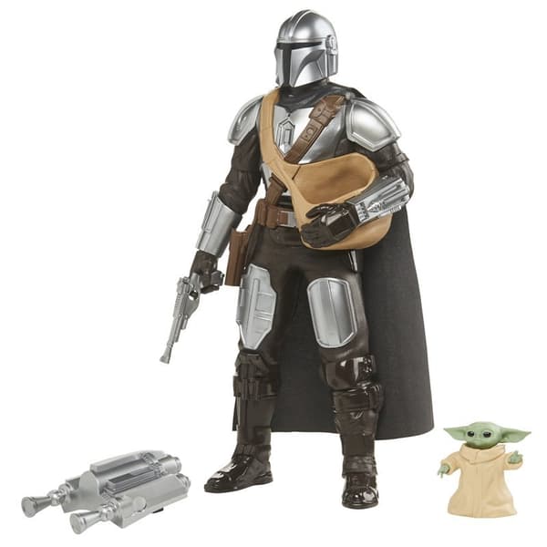 Star Wars Galactic Action The Electrónicas Interactivas Figur Mandalorian & Grogu Guld