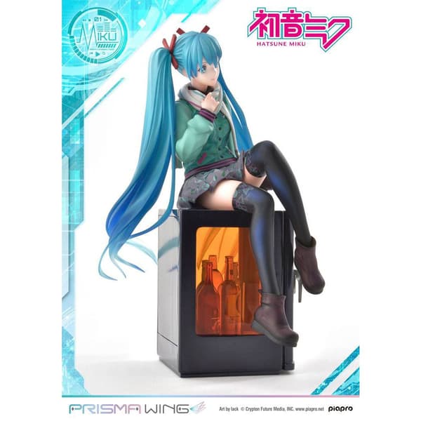 Prime 1 Studio Statue Hatsune Miku Prisma Wing Pvc 1/7 Hatsune Miku Art By Lack 19 Cm