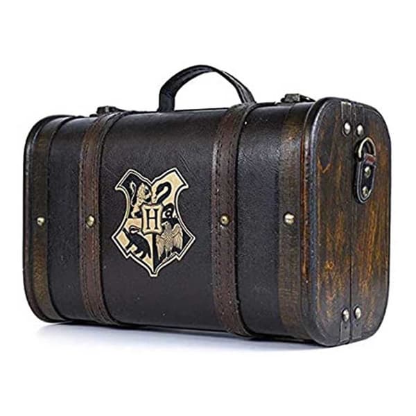 Pyramid Harry Potter-kuffert-replika Hogwarts Trouble Finds Me Brun